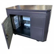 Тихий зимний кожух для генератора 1600 RAL 8019 (2 вентилятора)