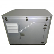 Тихий зимний кожух для генератора 1600 RAL 7024 (2 вентилятора)