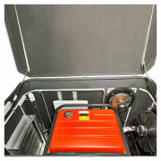 Тихий зимний кожух для генератора 1600 RAL 7035 (2 вентилятора)