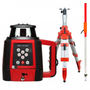 Комплект: ротационный нивелир RGK SP-800 с калибровкой + штатив RGK SH-170 рейка RGK LR-2