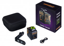 Лазерный уровень Ermenrich PLUS LN30, черный