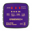 Тестер розеток Ermenrich Zing ST30, фиолетовый