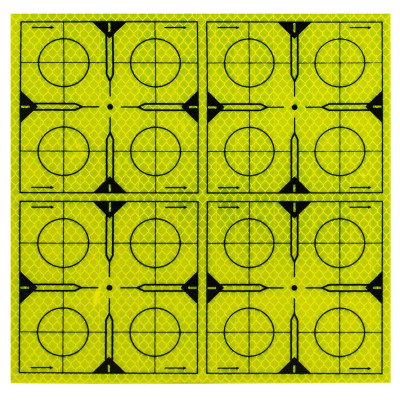 Отражатель пленочный RGK 90*90 мм (4 шт.) желтый
