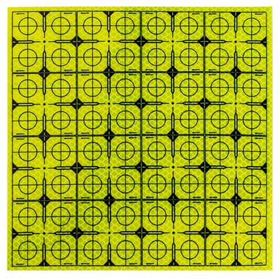 Отражатель пленочный RGK 50*50 мм (16 шт.) желтый
