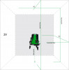 Лазерный уровень ADA 3D Liner 2V GREEN
