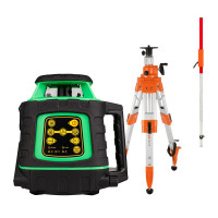 Комплект: ротационный нивелир AMO ROTOR 300G с калибровкой + штатив RGK SH-170 рейка RGK LR-2