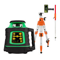 Комплект: ротационный нивелир AMO ROTOR 300G с калибровкой + штатив RGK SH-170 рейка RGK LR-2 приемник RGK LD-88G