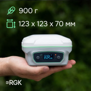 Комплект GNSS-приёмник RGK SR1 с контроллером RGK SC100 и вехой RGK GLS 18