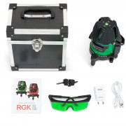 Лазерный уровень RGK LP-64G с калибровкой