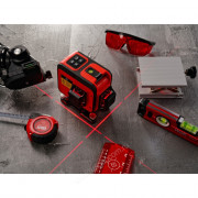 Комплект: лазерный уровень RGK PR-38R с калибровкой + штанга-упор RGK CG-2