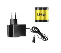 Комплект зарядное устройство + литий ионный аккумулятор ADA Li-ion 1