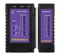 Кабельный тестер Ermenrich NetGeeks NP10, фиолетовый