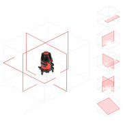 Комплект: лазерный уровень RGK LP-64 с калибровкой + штатив RGK LET-170